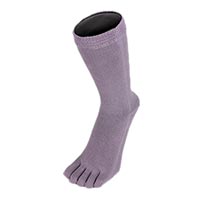 杉山ニット工業 EM5本指ソックス雅/クルー EM Five-toed Socks Crew スモークパープル/23-25cm