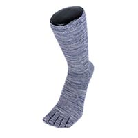 杉山ニット工業 EM5本指ソックス雅/クルー EM Five-toed Socks Crew あけび/23-25cm