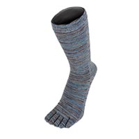 杉山ニット工業 EM5本指ソックス雅/クルー EM Five-toed Socks Crew ターコイズ/23-25cm