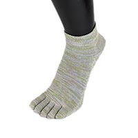 杉山ニット工業 EM5本指ソックス雅/スニーカー EM Five-toed Socks sneakers すみれ/23-25cm