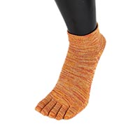 杉山ニット工業 EM5本指ソックス雅/スニーカー EM Five-toed Socks sneakers マリーゴールド/23-25cm