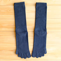 杉山ニット工業 EM5本指ソックス ネイビー 24〜27cm