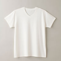 竹布-TAKEFU- アスリートTシャツ 男女兼用 オフホワイト/3Lサイズ