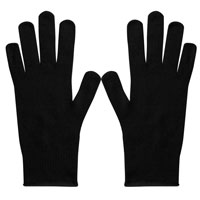 竹布-TAKEFU インナー手袋 ブラック/Lサイズ