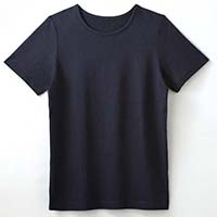 竹布-TAKEFU- さらりTシャツ ダークネイビー／Mサイズ