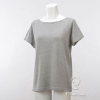竹布-TAKEFU 竹の★(ひとつぼし) 半袖Tシャツ Ladies’ グレー／M