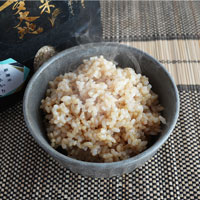 夢大地すみれ 竹炭米「夢大地」 福島県産コシヒカリ（特別栽培米） 玄米／2kg