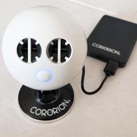 アップドラフト マイナスイオン生成器 たきイオン CORORION（コロリオン） ホワイト