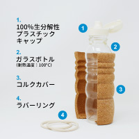 Nature's Design （ネイチャーズデザイン） NEW Thank you ナチュラルボトル（耐熱） 300ml