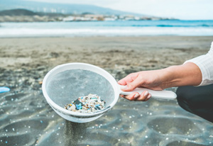 マイクロプラスチックの画像