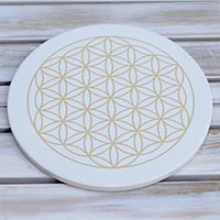 Nature's Design （ネイチャーズデザイン） コースター（大） 〜Flower of Life〜