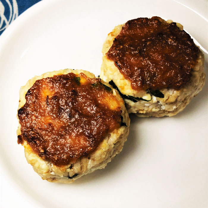 オートミールの大葉と味噌の焼きおにぎり