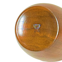 TOMATO畑（とまとばたけ） ナツメゆのみ 漆塗装・ウルシ色