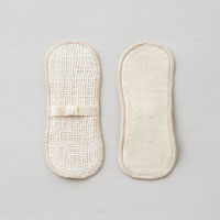 和紡布 手紡ぎの布ライナー 生成／小