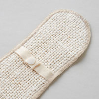 和紡布 手紡ぎの布ライナー 生成／小