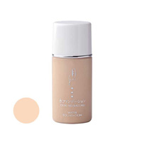 月のしずく化粧品 水ファンデーション ライトオークル／30ml